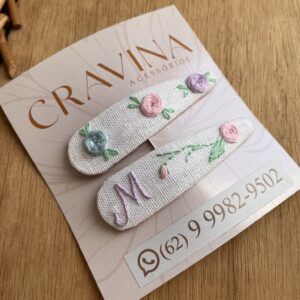 Tic Tac Bordado c/ inicial