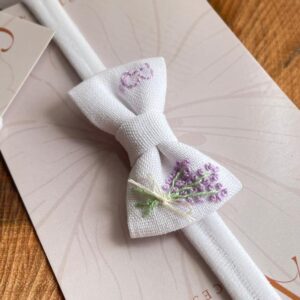 Laço gravatinha c/ inicial