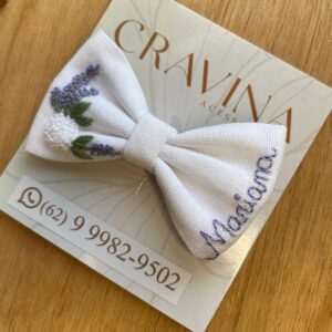 Laço Gravatinha M - C/ nome
