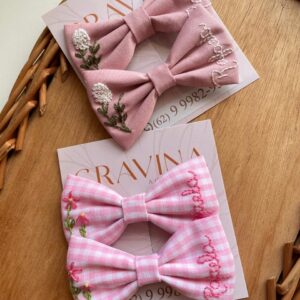 Laço Gravatinha M - C/ nome