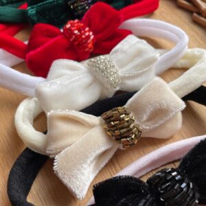 Laço de veludo baby