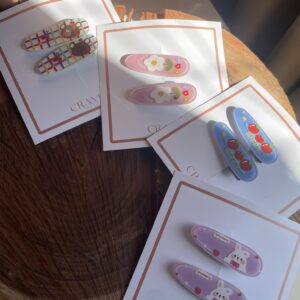 Hair clip decorado